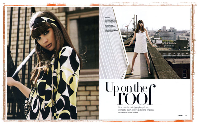 Rooftop fashion story